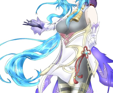 可愛い女の子のイラストを仕上げます イメージ1