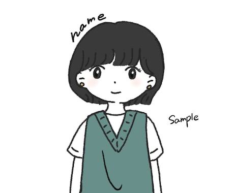 ゆるっとかわいいイラストをお描きします 記念日や誕生日やアイコンにいかがでしょうか？ イメージ2