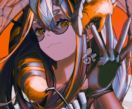 1枚絵、MVなど目を惹くイラスト描きます ちょっぴり違った雰囲気のあなたを引き出します!! イメージ1