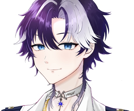 顔アップ（肩まで）のイラストを描きます イメージ1