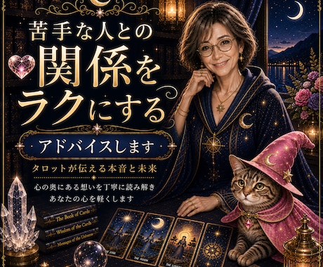苦手な人との付き合い方を鑑定し、アドバイスします 職場・家族・ご近所・友人・恋愛、どんな人間関係も応用できます イメージ1