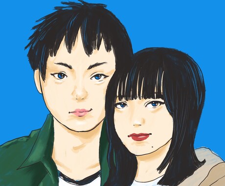 あなたの個性が伝わる優しいタッチで似顔絵かきます あなたの個性が伝わる！SNSアイコンや結婚式にも！ イメージ1