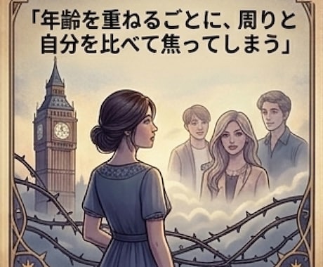大人のコンプレックス｜タロットで自信を再生します 【自己否定・焦り】人と比べるのをやめてあなたの輝きを取り戻す イメージ2
