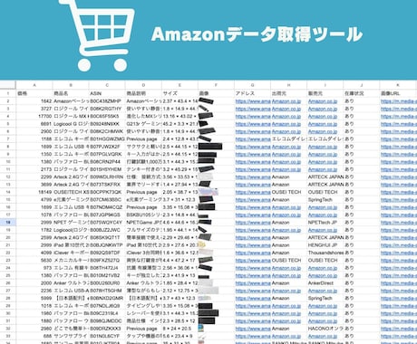 AmazonAPIでデータ取得ツールを作成します 商品情報、在庫レポート取得、他社競合ECとの価格比較など イメージ2