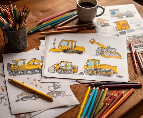 子供が夢中！【パパママ自由時間】無限塗り絵作ります 3歳〜6歳が夢中！物語＆間違い探し付「無限塗り絵」印刷し放題 イメージ2