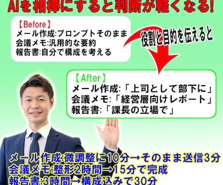 50代管理職の激務をAIで支援します 便利な道具で終わらせない。実務の相棒に進化させる30の型 イメージ2