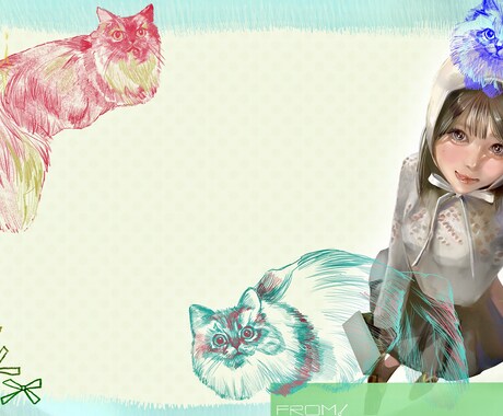 世界観まで設計するイラストをお描きします 商用可⭐︎厚塗りでかわいいあなたのための絵を制作します イメージ2