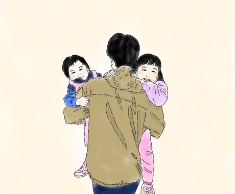 写真を元に水彩風イラストお描きします アイコンや記念日のプレゼントにいかがですか？ イメージ1