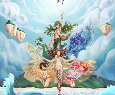 貴方のイメージを一枚絵にします 高クオリティの一枚絵で心もデザインも豊かに イメージ1