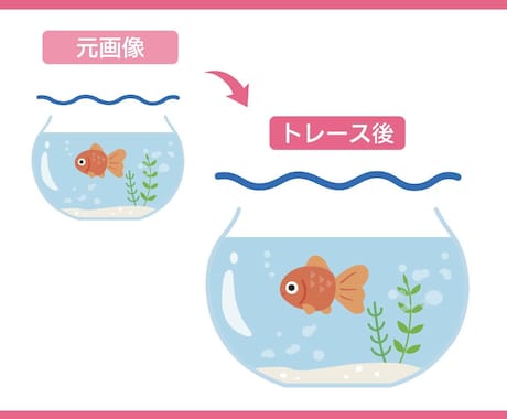 翌日納品！JPG画像をトレース、Aiデータ化します 手描きイラスト、ロゴ、名刺など、迅速丁寧にトレースします イメージ2