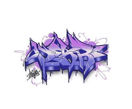 チームロゴやTシャツに！文字デザイン作成します グラフィティで描く、POPで個性的なデザイン イメージ2
