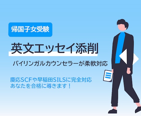 帰国子女大学入試のエッセイを添削ます ◇2日～3日で迅速・丁寧に対応します。 イメージ1