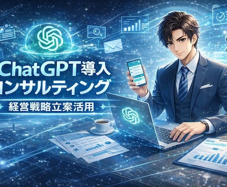 中小企業様へChatGPTの導入コンサルします 中小企業の経営戦略にChatGPTという“新しい武器”を イメージ1