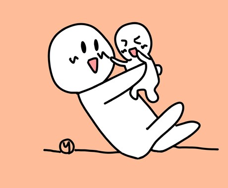 ほんわかゆる〜いシンプルイラスト描きます イメージ1