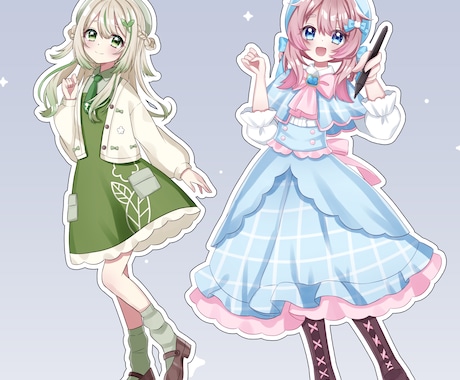 VTuber用、IRIAM用等立ち絵描きます あなたのなりたいをお手伝いします！ イメージ2