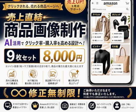 Amazon専用!AI活用売れる商品画像を作ります