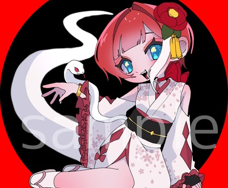 SDイラストを描きます 病みかわな世界観のイラストをあなたに描きます イメージ2