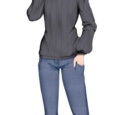 VTuber用パーツ分けイラスト作成します 動きを付ければすぐに活動できます イメージ2