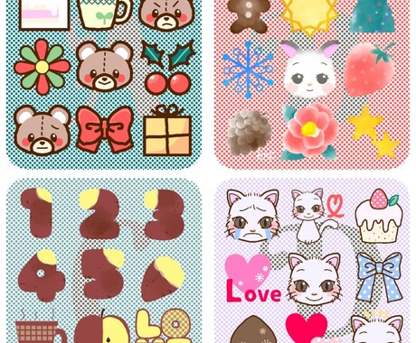 LINEスタンプ・絵文字・アイコン作ります 100件以上のスタンプ・絵文字作成しているKOFが作成！ イメージ2