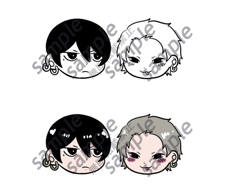 SNS用ヘッダー作成いたします ご依頼主様のキャラもSDに☺︎ イメージ1