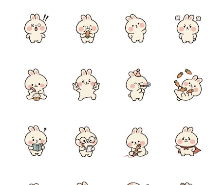 オリジナルゆるかわLINEスタンプ制作します