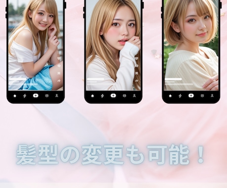 好きな画像を自由に作成！オリジナルLoRA作ります Stable Diffusion向けLoRA作成 イメージ2