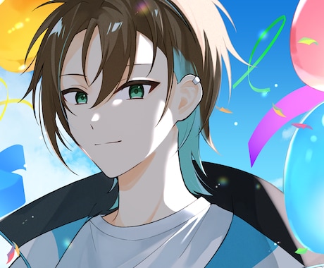 キャラクターイラストお描きします アイコンイラストから一枚絵まで イメージ1