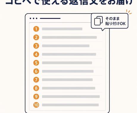 口コミ返信文を10件まとめて作成します 未返信の口コミへのコピペで使える返信文を考えます イメージ2