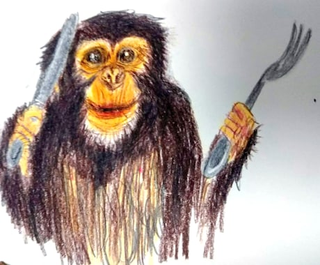 アナログイラスト！色鉛筆画で動物、植物を描きます AIイラストでは出せない味のある&温もりのある手描きイラスト イメージ2
