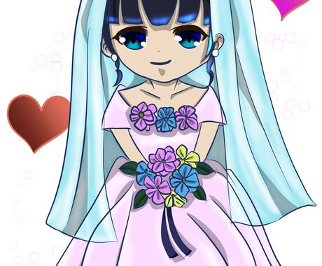 あなたの為にイラスト描きます あなたの心を大切にしてサービスします！ラフ画は無料です。 イメージ2