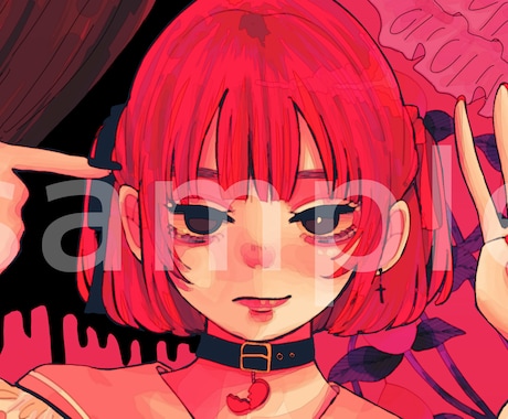 楽曲のPV、歌みたのイラスト描きます ガールズイラストレーターがPVイラスト描きます イメージ2
