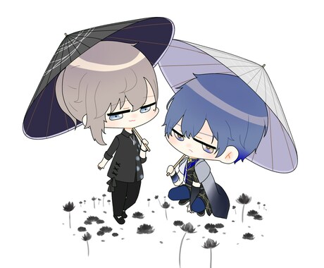 かわいいデフォルメイラスト♥お描きします X、YouTube、インスタなどで使用OK◎ イメージ2