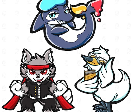 マスコット・ケモノキャラクターをデザインいたします 三面図あり！あなただけのオリジナルキャラクターを制作致します イメージ2