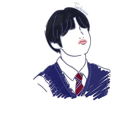 おしゃれな線画イラスト描きます グッズや一枚絵などにお使いください イメージ1