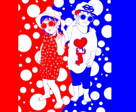 メガネをかけた可愛くてお洒落な似顔絵描きます アイコン、プレゼントにどうぞ！ イメージ2