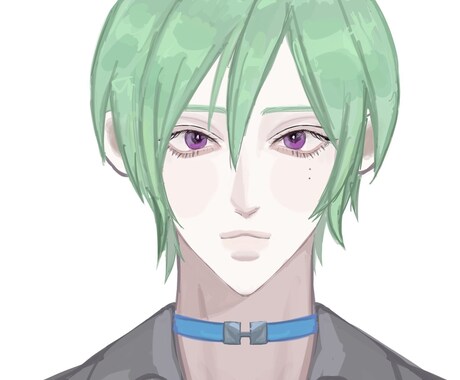 厚塗りイラスト描きます 写実的的で目を引かれるイラスト イメージ1