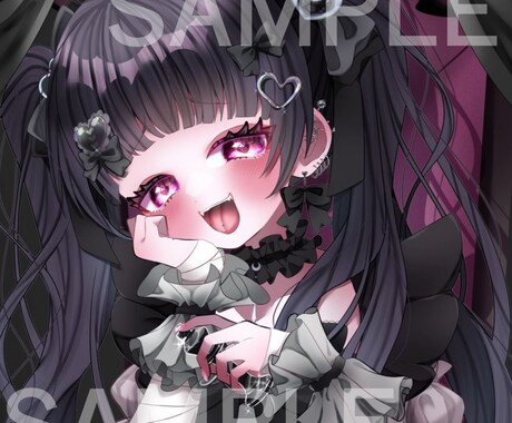 1枚絵／立ち絵等のイラスト描きます 【相談大歓迎】他サイトで実績多数！キラキラかわいいイラスト◎ イメージ2