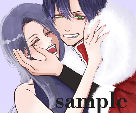 一枚絵、表紙絵を作成します オリジナルキャラ、ゲーム内のご自身のキャラクター描きます！ イメージ1