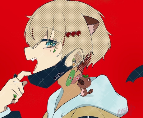 可愛いイラスト描きます SNSアイコン/夢絵/イラストオーダー/歌ってみた イメージ2