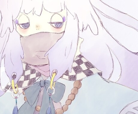 ほんわりダークなアイコン描きます 不思議な雰囲気の少年少女が得意です。 イメージ2