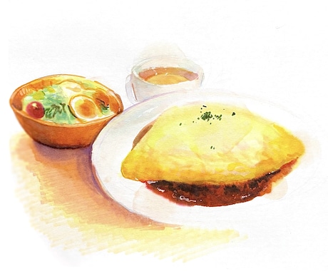 おいしいイラスト制作します アナログで温かみのある食べ物イラスト制作いたします！ イメージ2