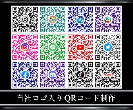 おまとめQRコード＆便利なオリジナルQR制作します 自社ロゴ入り、即ナビ、連絡先、おまとめQRなどご対応します イメージ2