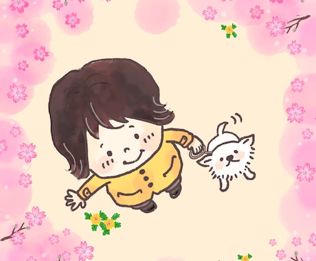 季節のイラストを届けます 大事な思い出やイベント。心が伝わるように丁寧に描きます イメージ1