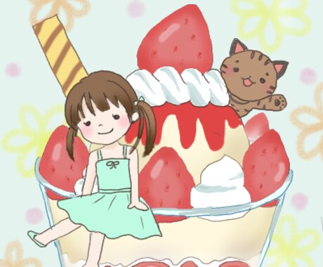 アイコン作成します 可愛くてほんわかしたアイコンに仕上げます イメージ2