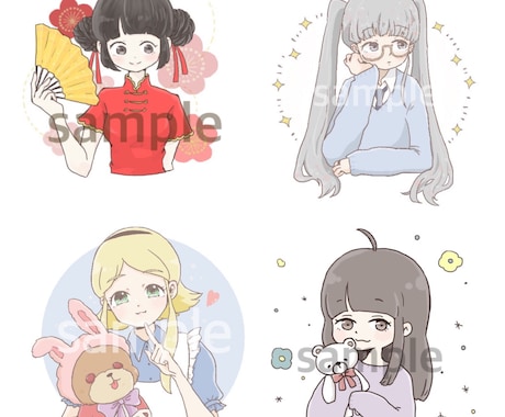 SNSアイコン描きます 心を込めて可愛く仕上げます！！ イメージ2