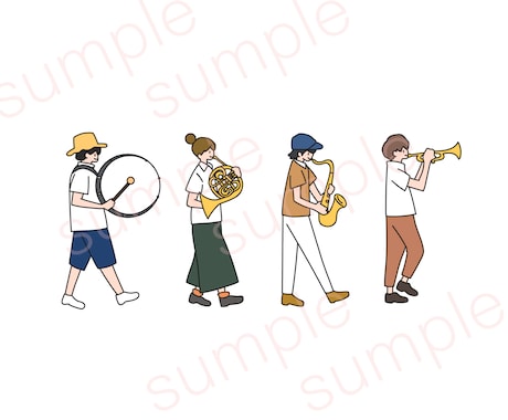 シンプルかつ親しみのあるイラストを描きます パンフレットやカタログ、ブログ、LPのイラストに！ イメージ2