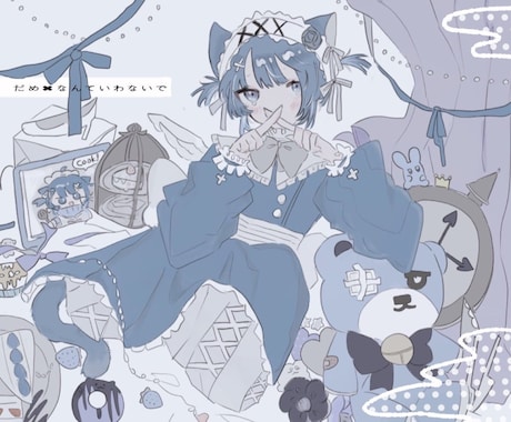 SNSなどのアイコンを描きます 可愛い女の子やメイドのイラストを描くのが得意です！ イメージ2
