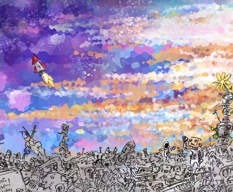 一枚絵を描きます 一枚絵を描きます。アナログ・デジタルどちらでも可能です！ イメージ2