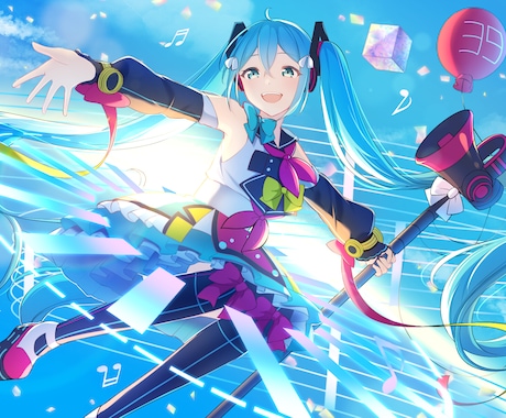 ゲームのような見栄えあるイラスト描きます 1枚絵、サムネイル、配信、Vtuber、グッズ用など イメージ1