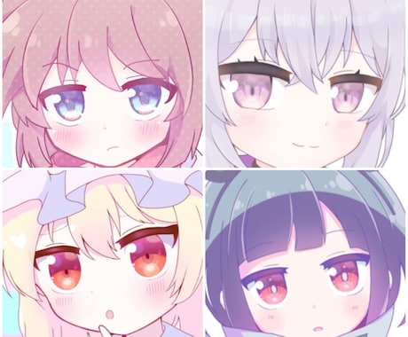 かわいい系オリジナルアイコン描きます SNS用オリジナルのアイコンが欲しい方！ イメージ1